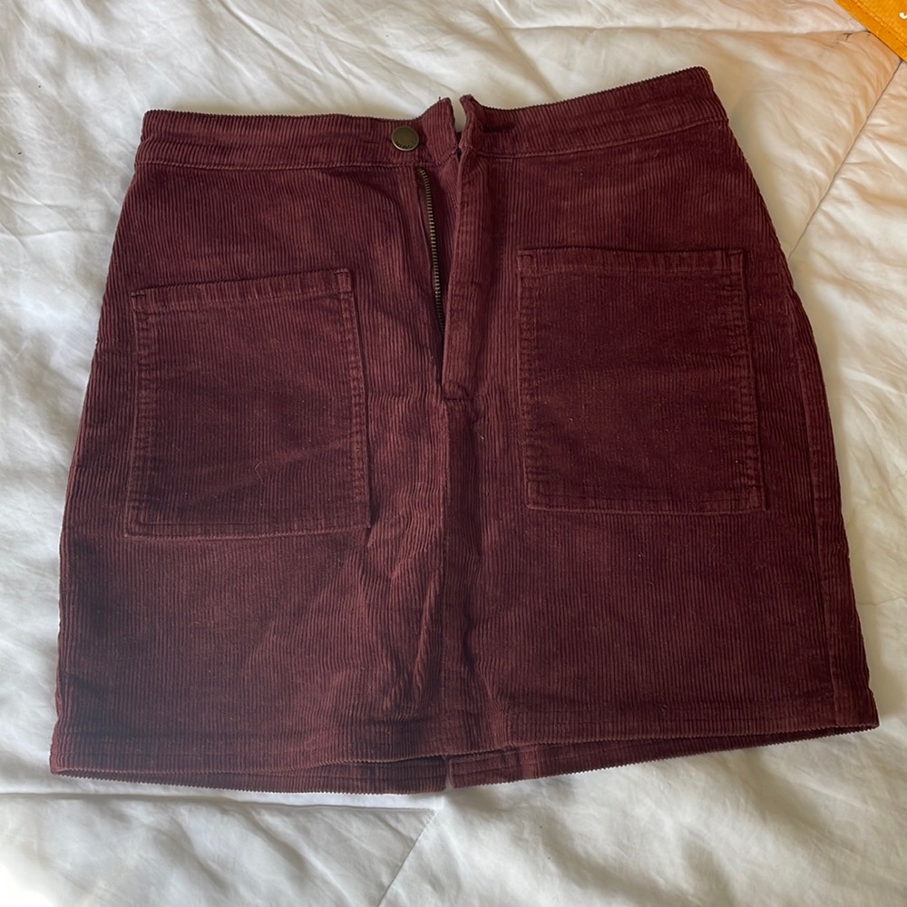 Corduroy skirt